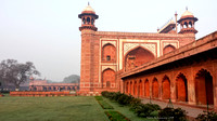 Across from the Taj