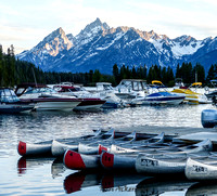 Boats in the Tetons